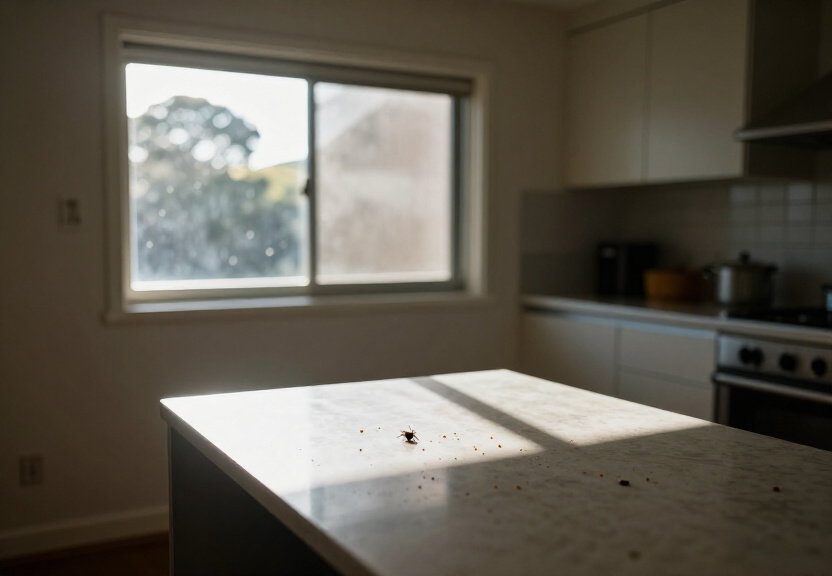 Cockroaches nesting in a Port Hacking wall cavity before removal